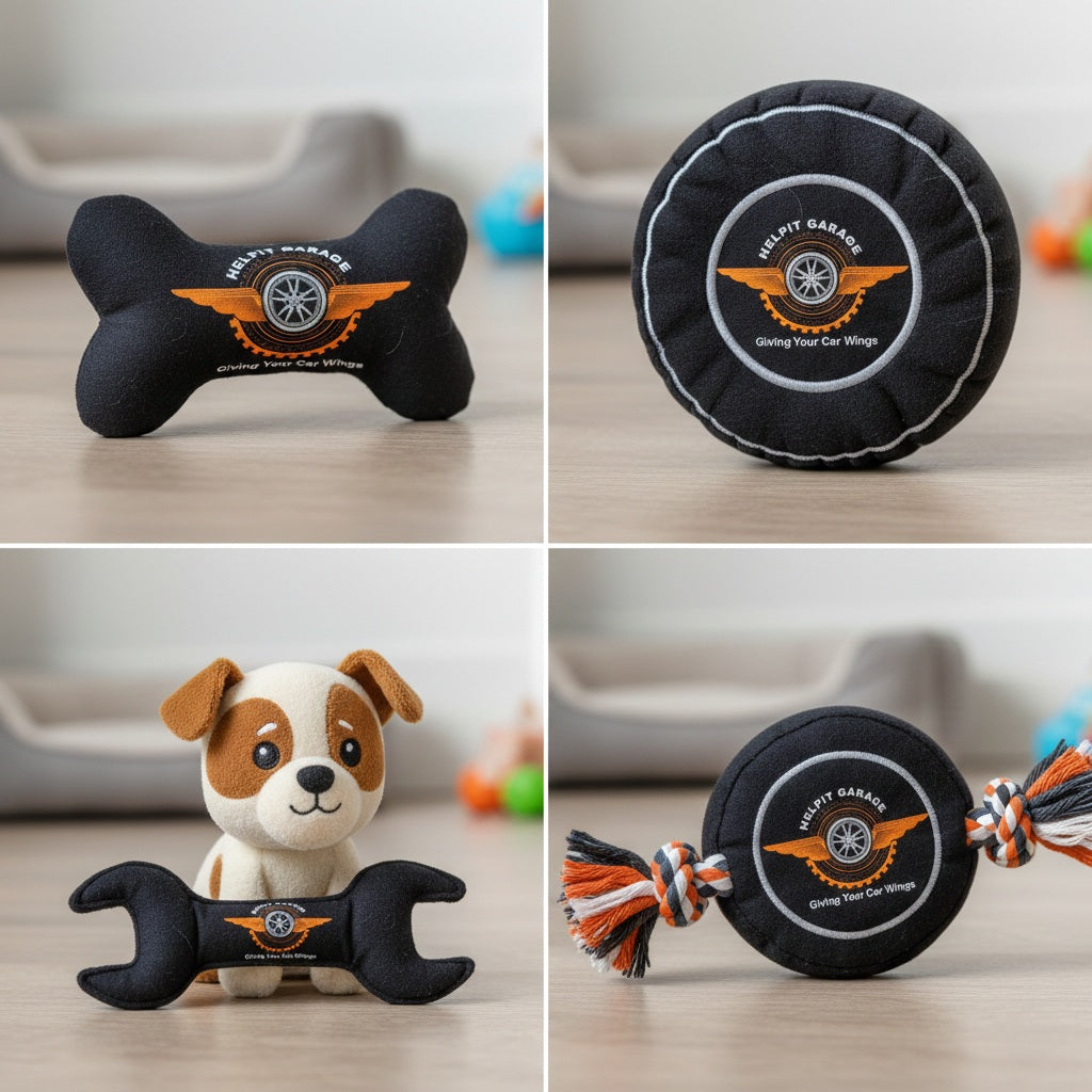 Official Helpit Garage Signature Dashboard Teddy Bear & Soft Toys