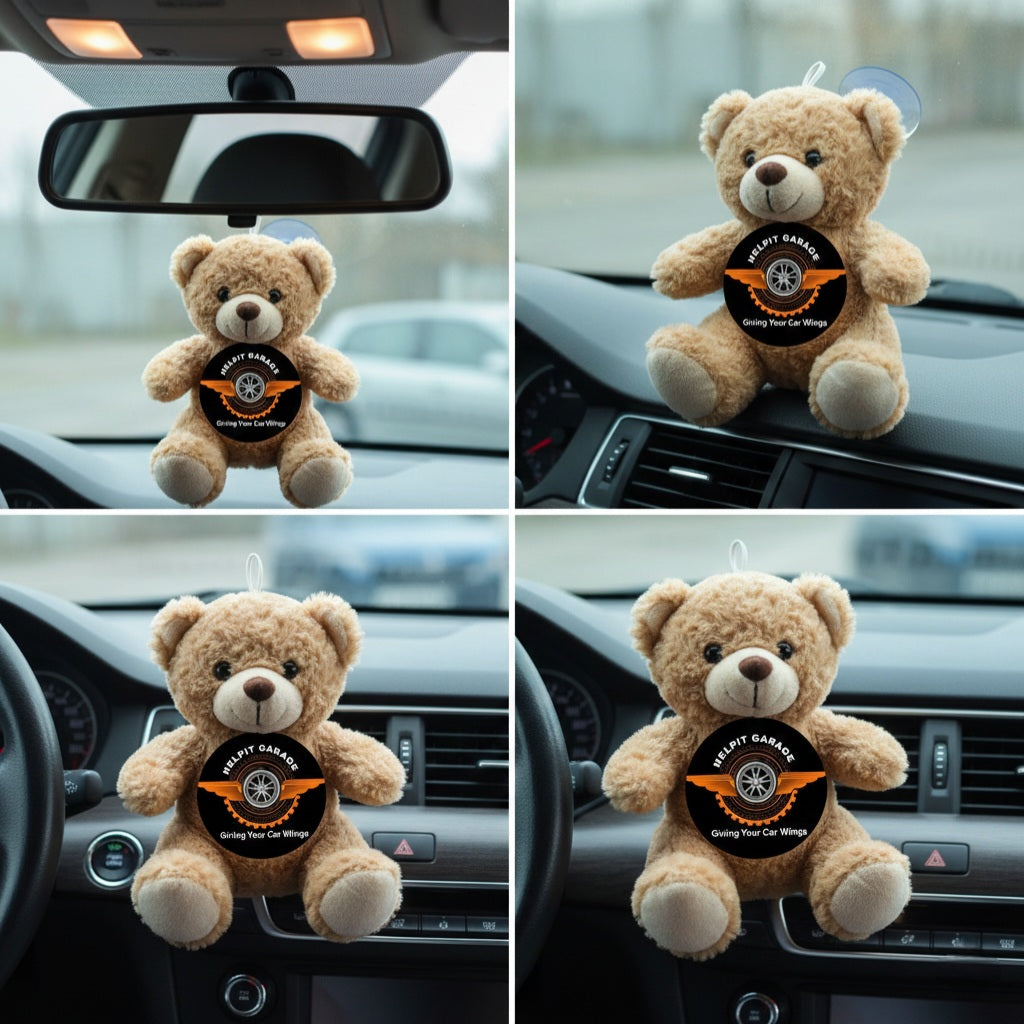 Official Helpit Garage Signature Dashboard Teddy Bear & Soft Toys